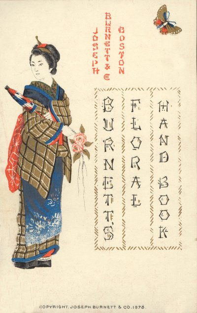 Japanese Woman, Burnetts Floral Handbook, 1878 by American School
